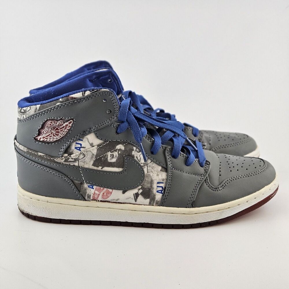 Nike Air Jordan 1 Retro LS Stealth Shoes Sneakers - Size 10